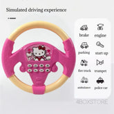 Acoustic light steering wheel for children
